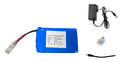 Seasider 36V 4.5Ah Rechargeable Li-ion Battery, Bare Leads Wire Replacement Battery with Charger