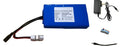 Seasider 24V 5Ah Rechargeable Li-ion Battery Pack, Portable Bare Leads Wire Replacement Battery with 24Volt Charger