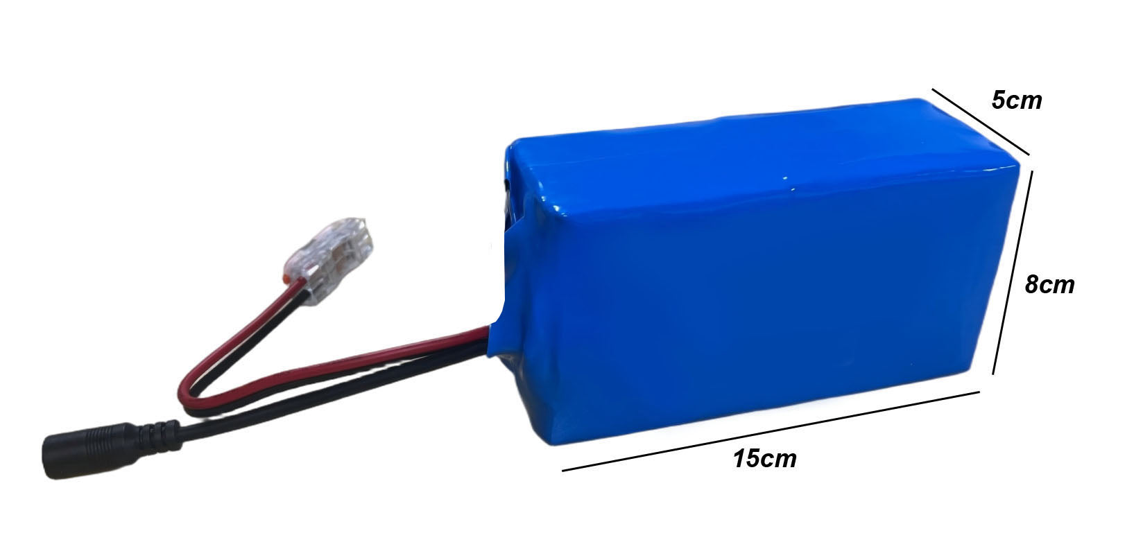 Seasider 24V 10Ah Rechargeable Lithium Battery, DC5521 Plug & Bare Leads Wire Replacement Battery with 24Volt Charger